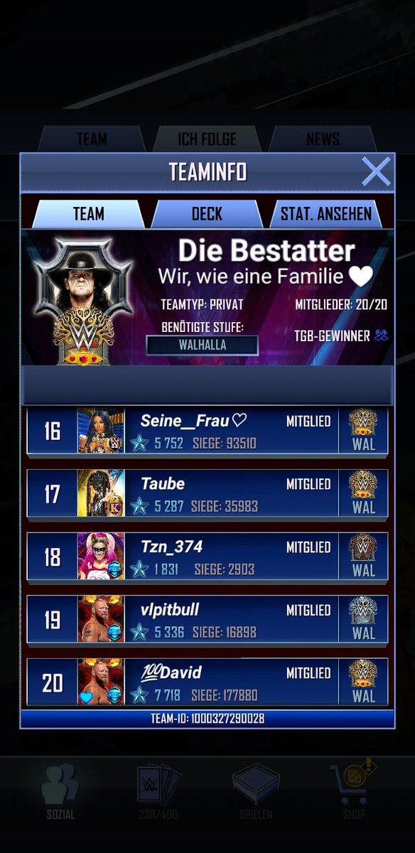 JohannesSchuma1's tweet image. Vorsicht vor diesem Team liebes wwe sc Universum die schicken Leute in euer Team um es kaputt zu machen und eure besten Spieler ab zu werben ganz miese sache und un ehrenhaft hoch 100er
#wwesc