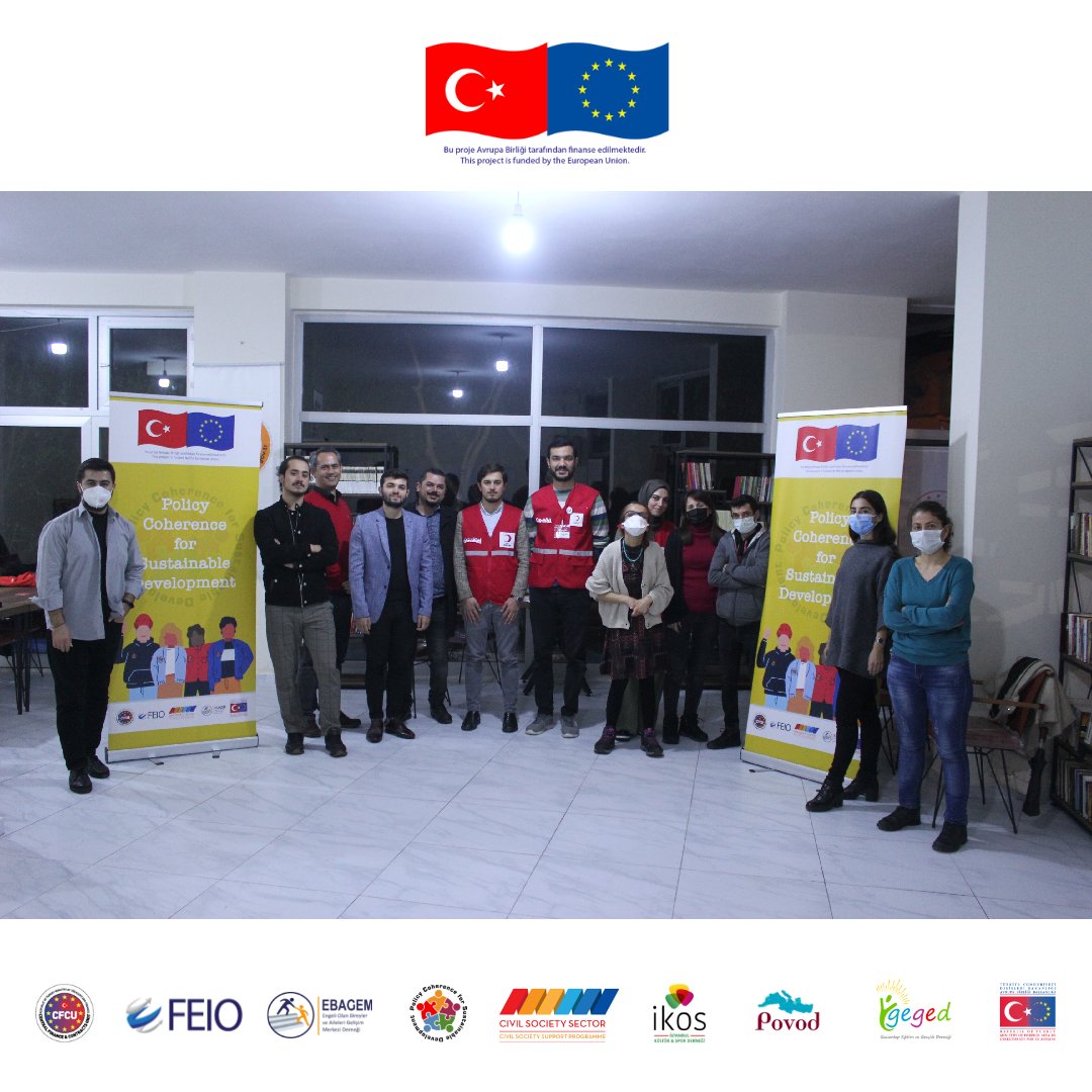 "Sürdürülebilir Kalkınma için Uyum Politikaları" projesinin ikinci paydaş toplantısı 13 Ocak 2022 tarihinde, farklı kurumlardan 14 katılımcı ile gerçekleştirildi. 
<a href="/sivilsektor/">Sivil Toplum Sektörü</a> 
<a href="/ABBaskanligi/">T.C. Dışişleri Bakanlığı Avrupa Birliği Başkanlığı</a> 
@cfcuturkey 
#youth #youthwork #gençlikçalışmaları