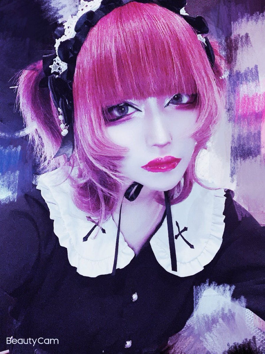 久しぶりのヘッドドレス🌹 ウルフのハーフツイン 出勤したらヘッド