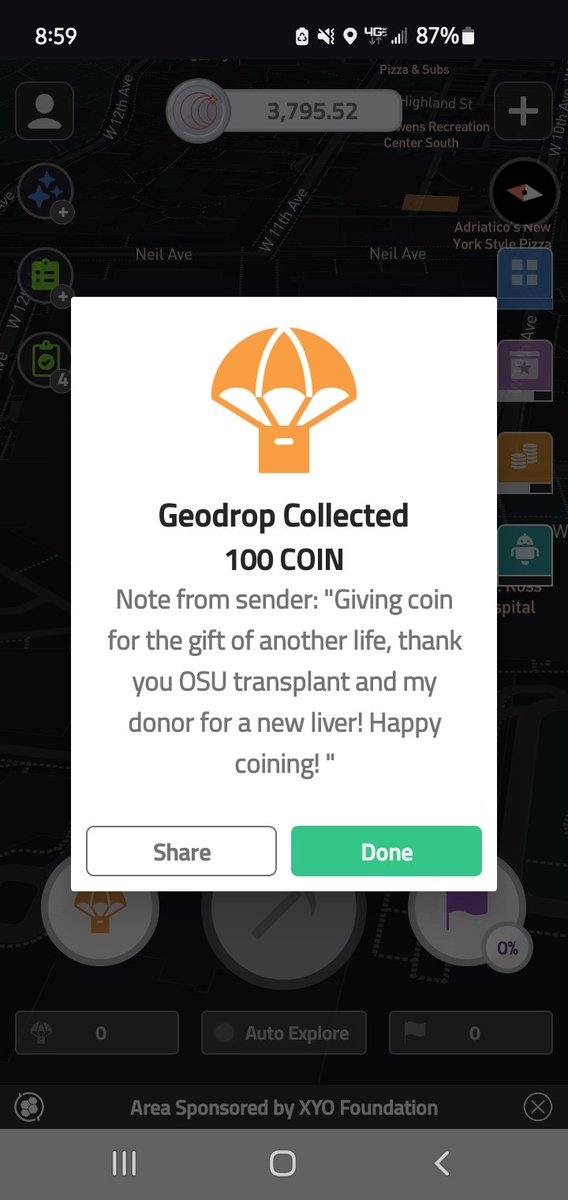 RodgersThee's tweet image. This is such a great geodrop. Thank you @coin_with_us for having this feature. #xyo changing lives for the better