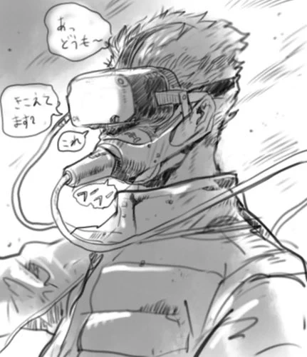 mutalk,まさに昔描いたコレだけど装着感とかどうなのかな。ベルクロとガムテープぐるぐる巻きにしてやってみたけど自分の腕ではうまく固定できなかった。
見た目ほんと銃夢にでてくるモブって感じでヤバいw 