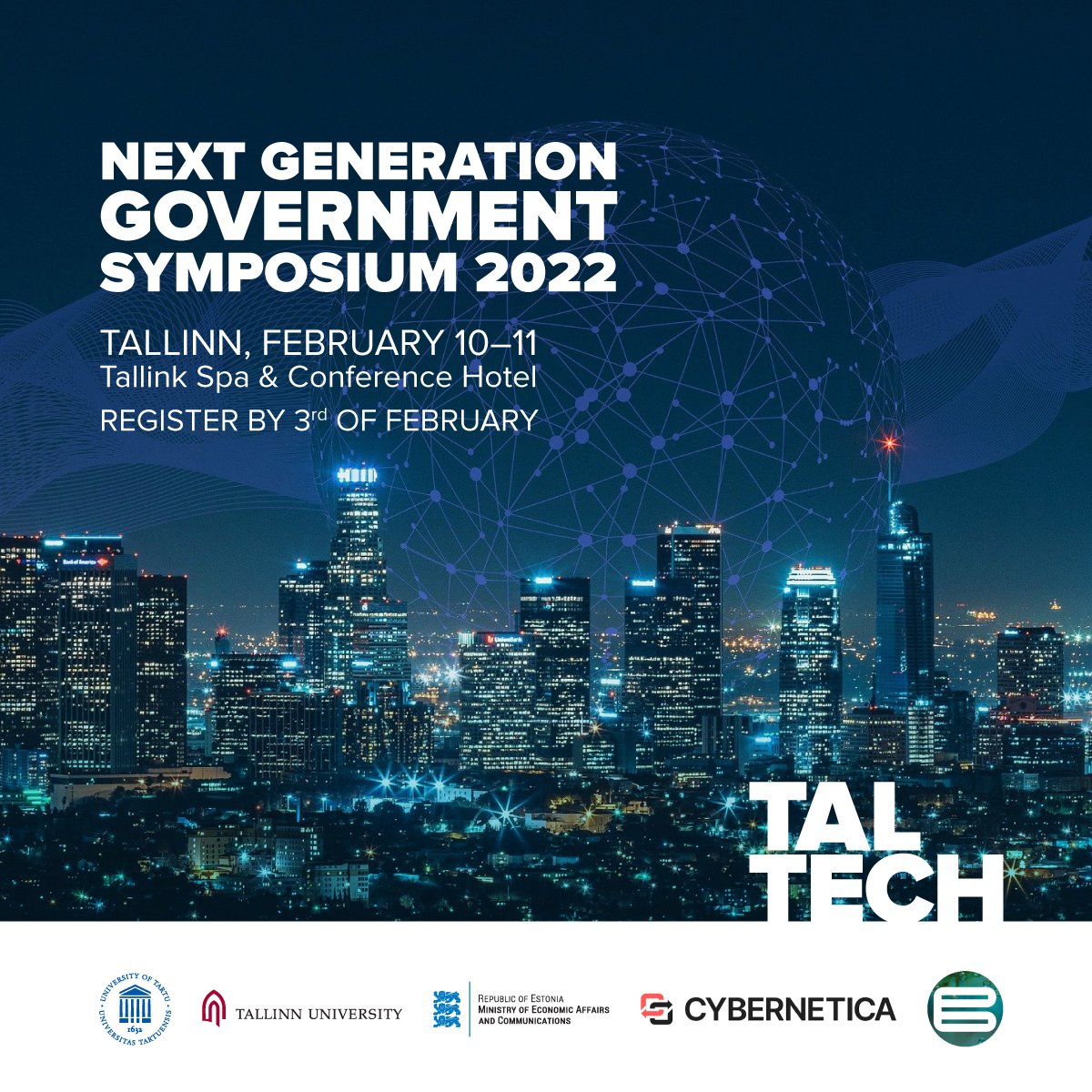 The @TallinnTech School of IT is hosting a Next Generation Government Symposium, featuring also our CTO Arne Ansper. The event focuses on #digitaltransformation & interdisciplinary approach to building #digitalsocieties.

📌Registration and more info: taltech.ee/en/events/next…