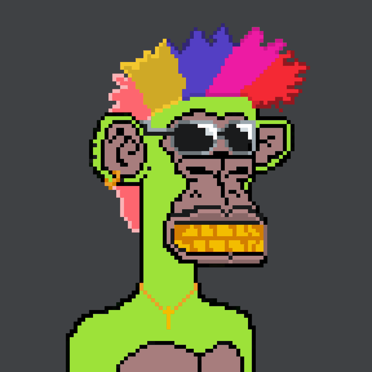 CjNFT2's tweet photo. (Monkey pixel#4)This is a new collection of pixel monkeys. All work with pixels is done without any copy. I hope you like this and support me🙌🌹❤️
#NFTs  #NFTGiveaway  #NFTgame  #nftart  #NFTartist  #rarible #opensea https://t.co/Nis7bUZLXW