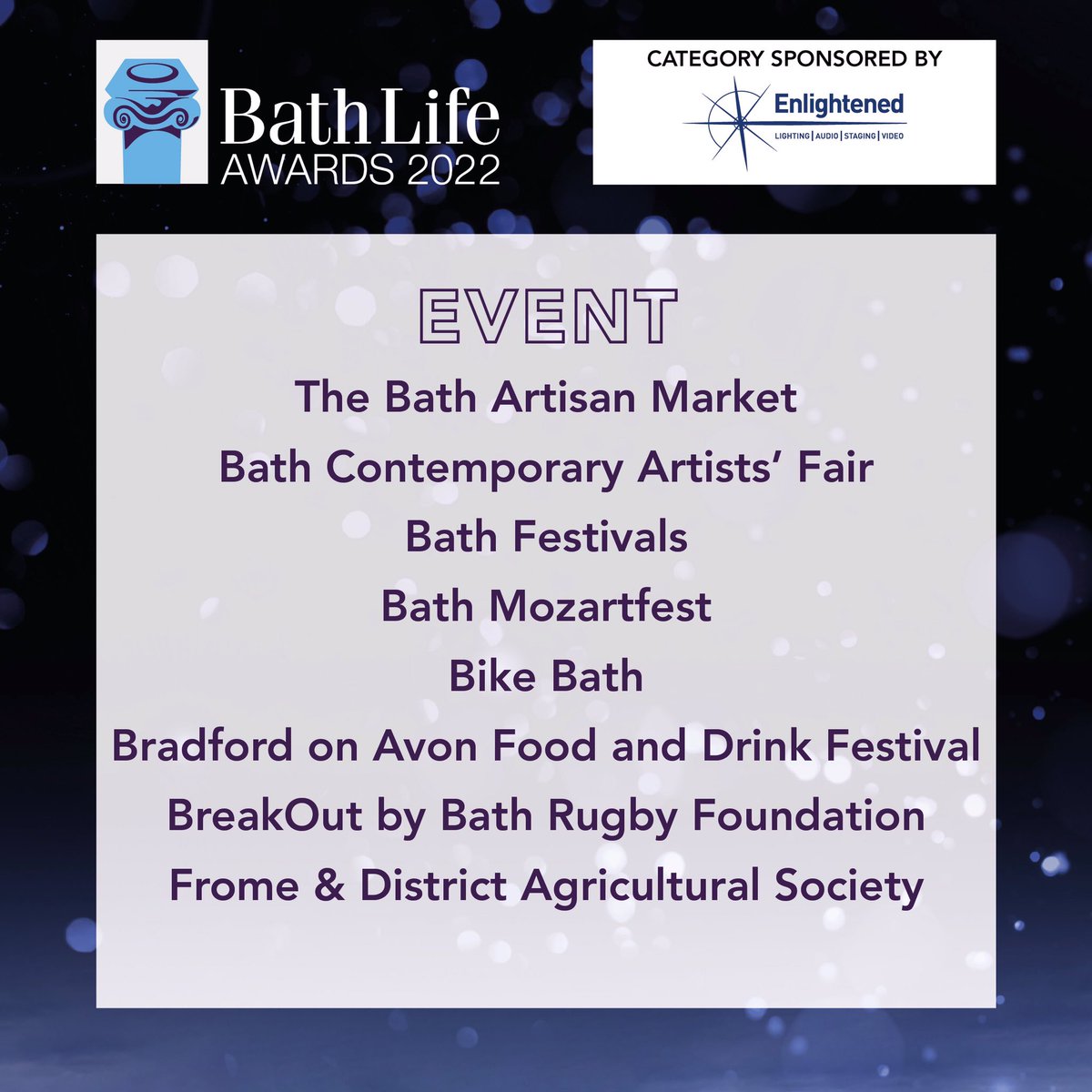 Bath Life Awards tweet media