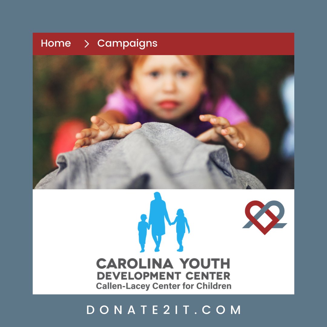donate2it's tweet photo. Since its opening in 1998, CYDC’s Callen-Lacey Center for Children has been home to more than 900 children ranging in age from newborn to 17. Its doors stay open to serve children and youth 24-hours a day 365 days a year. DICF will match up to $5,000. https://t.co/cmriAXi8mS https://t.co/FOaxARnlNi