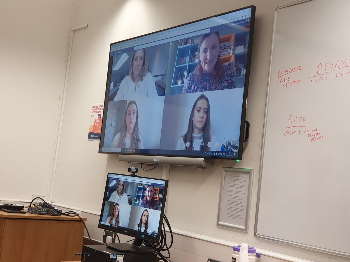 UoGjourno's tweet photo. Great to hear from @GraziaUK editor Hattie Brett on how journalism can change society. Thanks to our colleague @grimsbychanny and star @UoGMagJourno students @meganjsmith3 and @holly_ostle for organising and hosting. https://t.co/DUW71CqznH