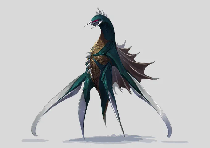 ガイガンも描いてみたけどこっちの方が受け付けない人多いかも
個人的には割とこう言うのも好き 