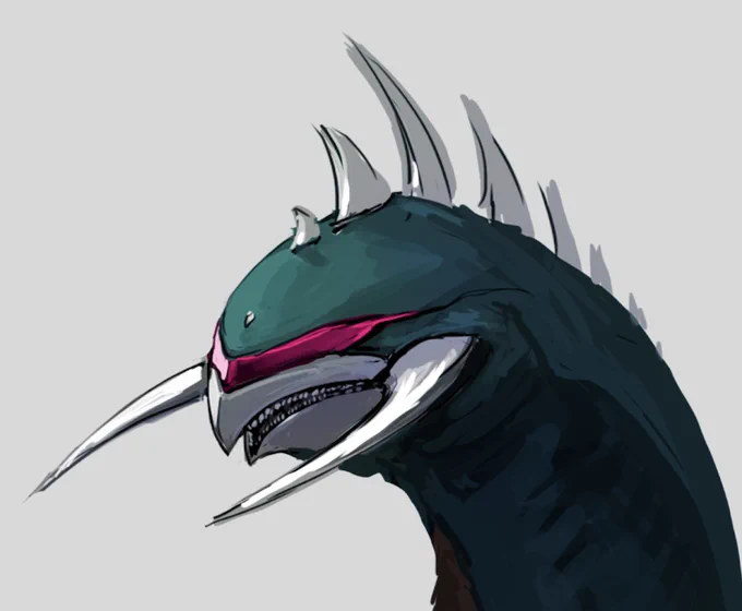 ガイガンも描いてみたけどこっちの方が受け付けない人多いかも
個人的には割とこう言うのも好き 