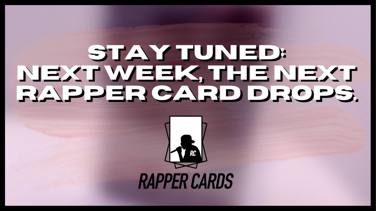 rapper_cards's tweet photo. Stay tuned! We’re dropping another Rapper Card next week!
#rappercards #hiphop #rap #thehobby #micdropcreations https://t.co/arsCA047s5