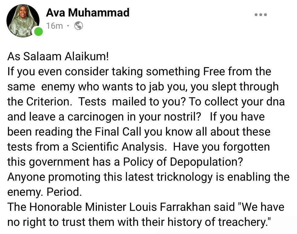 TeamFarrakhan's tweet photo. The Honorable Minister Louis Farrakhan clearly warned us!! https://t.co/CMtsIaLcrl