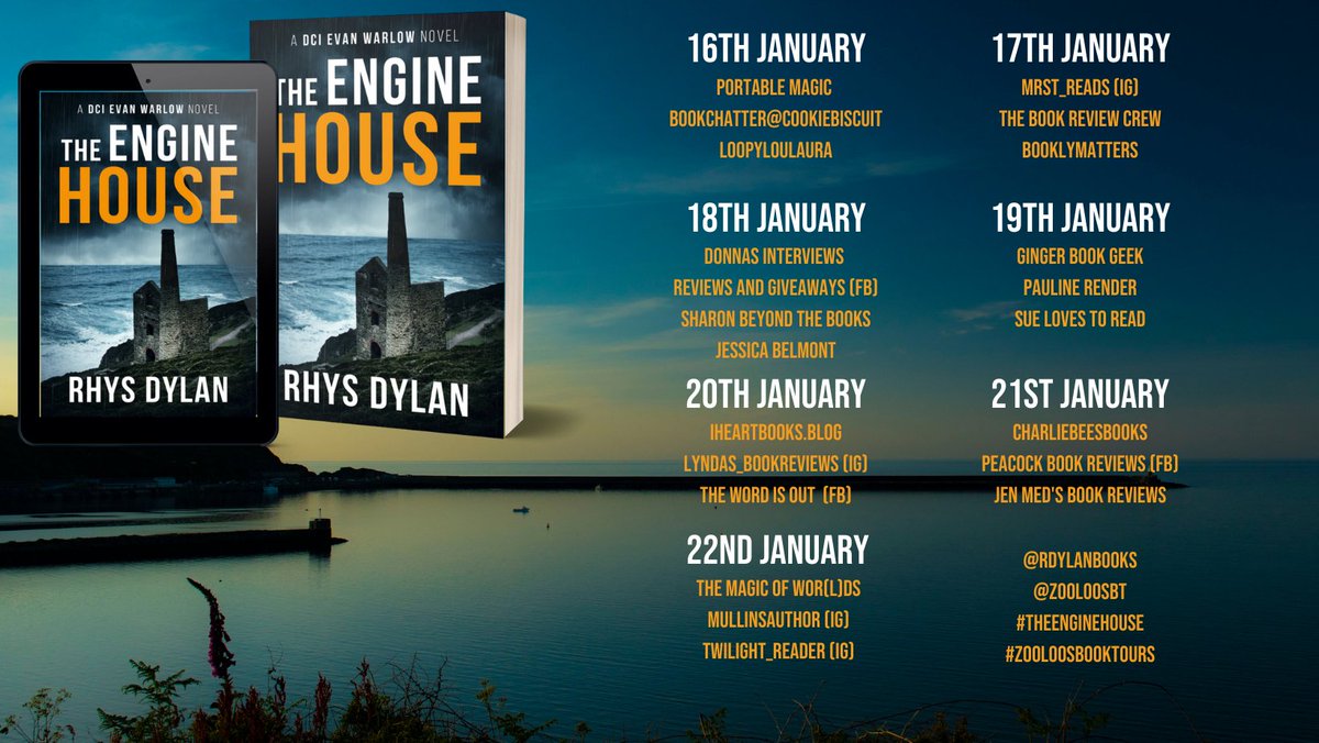 Review @LyndaCheckley 'This is a dark police procedural thriller but with a touch of humour and introduces some wonderful characters, not least Warlow himself'➡️bit.ly/3tFRfAN @RdylanBooks #TheEngineHouse #ZooloosBookTours