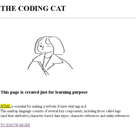 codingcat248's tweet image. Tried HTML after a long time...😀 
#HTML5