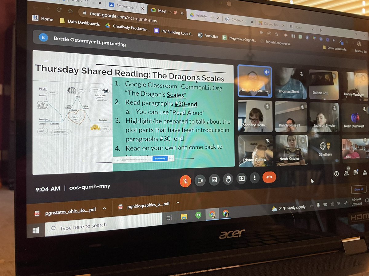 MrsGettler's tweet photo. Enjoyed my time in @B_Ost1985 class this morning @Brookwood_HCSD Wonderful discussion during shared reading! Such critical thinkers on perspective and play on words!#bigblueonthemove #hamiltonproud #rockingremotelearning https://t.co/tvhl4EFs8U