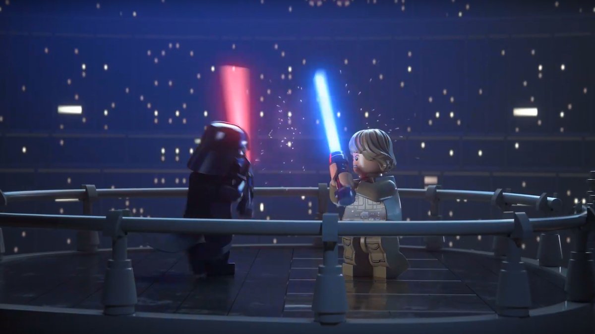 JVCom's tweet photo. Lego Star Wars : La Saga Skywalker sortira le 5 avril prochain, c'est officiel !

- open world
- histoire des 3 trilogies
- 800 persos uniques
- 500 quêtes et activités annexes
- 23 planètes
- PlayStation, Xbox, Switch et PC https://t.co/G8mja5PXNI