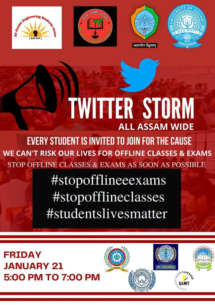 ImranHu38755801's tweet photo. @himantabiswa Pls stop offline exam https://t.co/NrCkRTftTP
