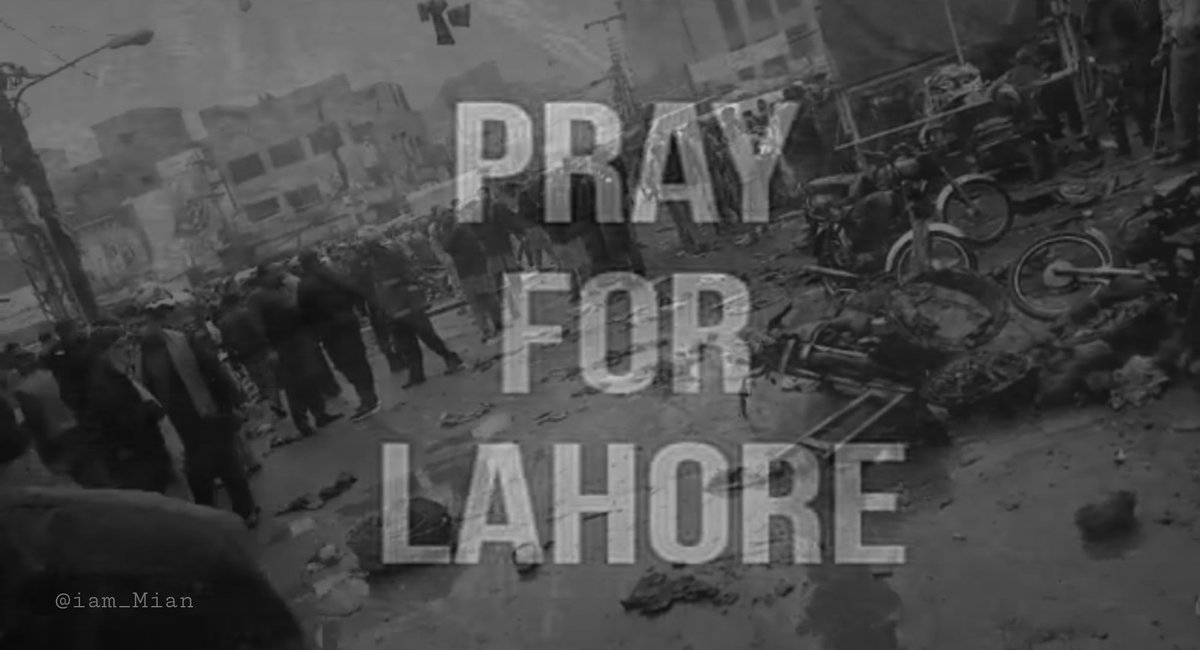 May Allah give place to those who were martyred in the Lahore blast in Paradise and grant patience to their families and heal the wounded.
Aameen
#LahoreBlast
