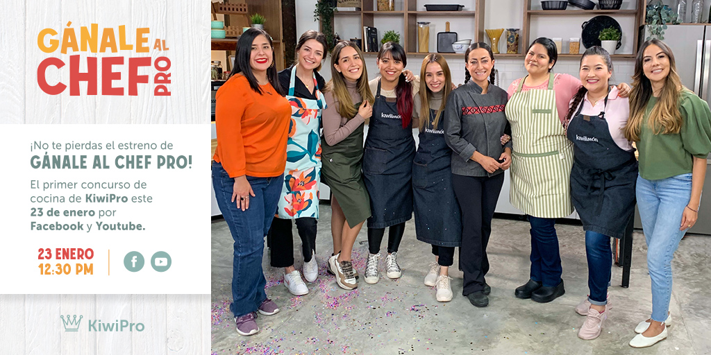 ¡No te pierdas el mejor concurso de cocina! Podrás disfrutar de Gánale al Chef el próximo 23 de enero a las 12:30 PM 👉 bit.ly/3qJvMVq
<a href="/lulachef/">Lulachef</a>
<a href="/MXTupperware/">Tupperware México</a>
<a href="/ComerBonito/">Shadia Asencio (food writer)</a>
<a href="/MotherOfGastro/">Mother Of Gastronomy</a>