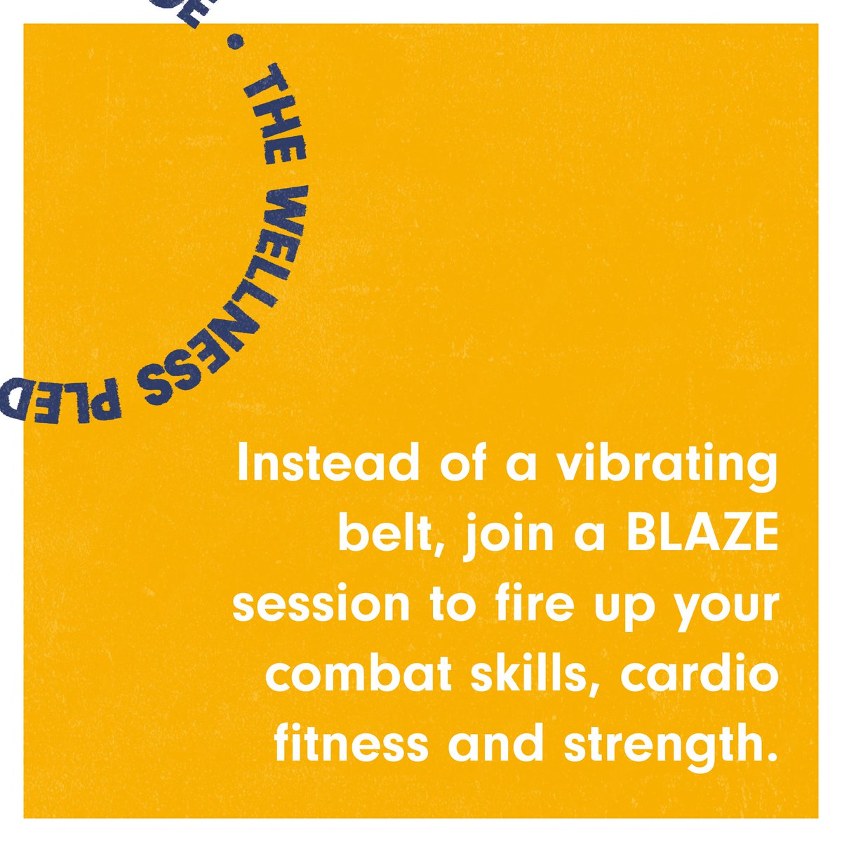 We're encouraging you to reject fitness quick fixes in favour of healthy choices! So, rather than 'vibrating your arms away,' build up your strength and use them in our BLAZE class 💪​ #WellnessPledge #MyClubForMyLife ​ Rb.gy/onnaet