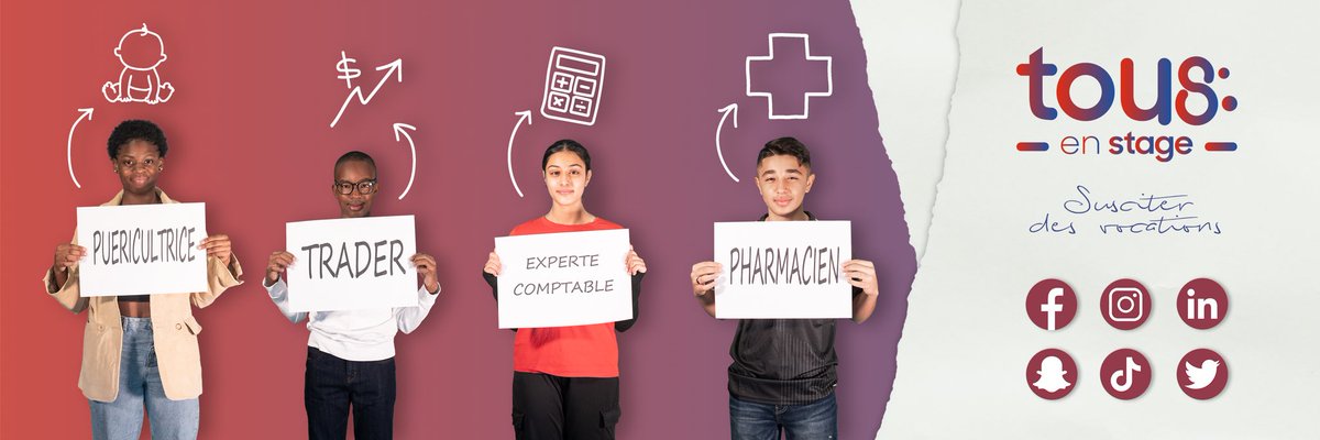 Nouvelle bannière Twitter ! 

Nos élèves du collège Henri Matisse à <a href="/VilledeGarges/">Ville de Garges</a> ont pris la pose pour partager avec nous leurs métiers de rêve ! 

@MonStageDe3eme