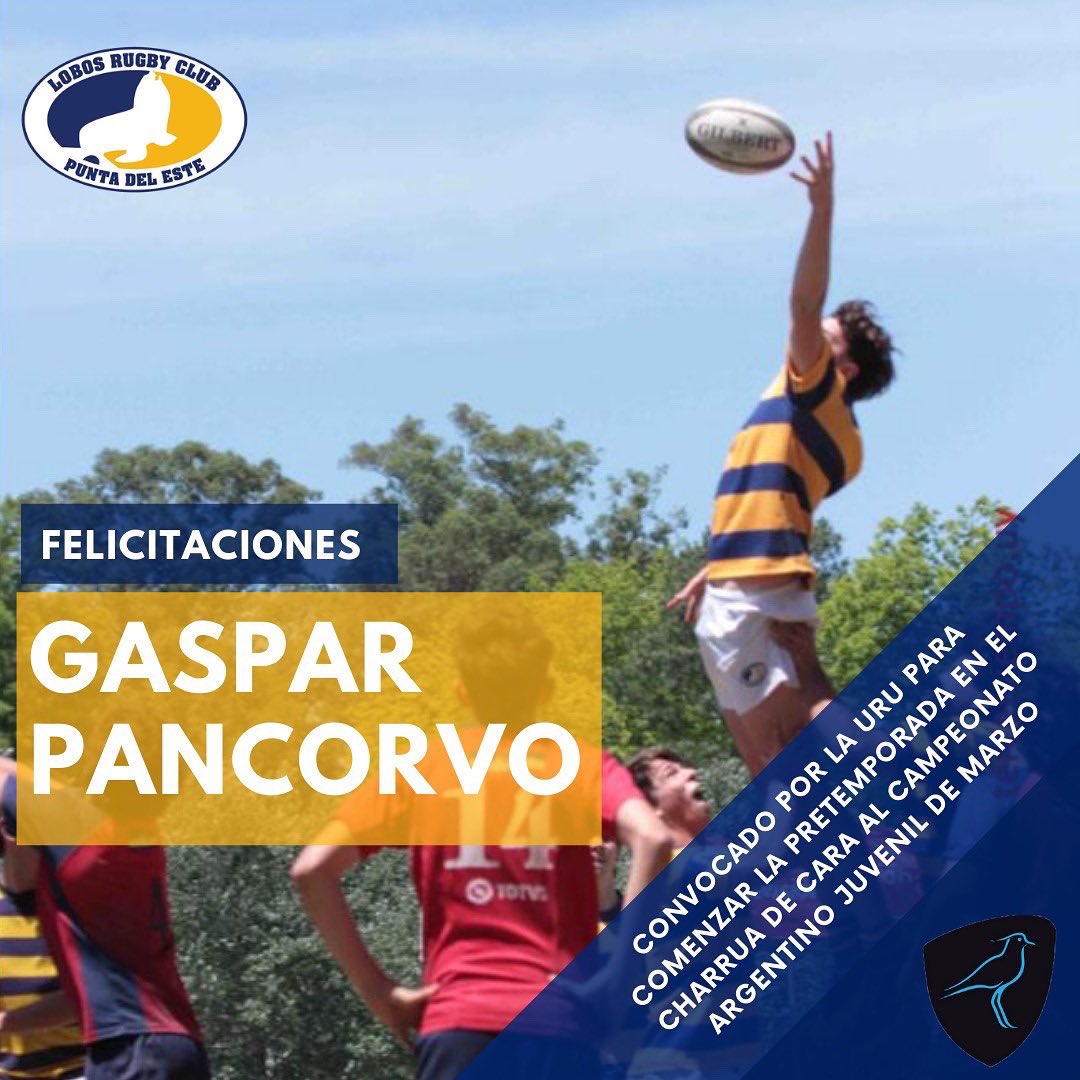 Felicitaciones  a Juan Justo Fontes, Donato Scrollini, Gaspar Pancorbo, Matías Moreno y Juan Pablo Vernengo!!! 

Convocados por la <a href="/RugbyUruguay/">U.R.U.</a> para comenzar la pretemporada en el Charrúa de cara al Campeonato Argentino Juvenil de marzo.

#OrgulloLobos #LobosRugby