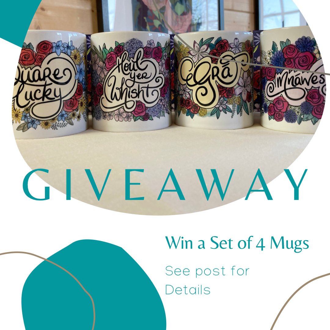 grainne_knox's tweet photo. To celebrate opening my Etsy shop next Saturday (29th Jan) I am giving away a set of 4 of my illustrated Mugs! Just *RT this post, *comment below so I don’t miss you and *follow me if you don’t already. I’ll pick a name at random on Opening day! https://t.co/j4mE5wny4h