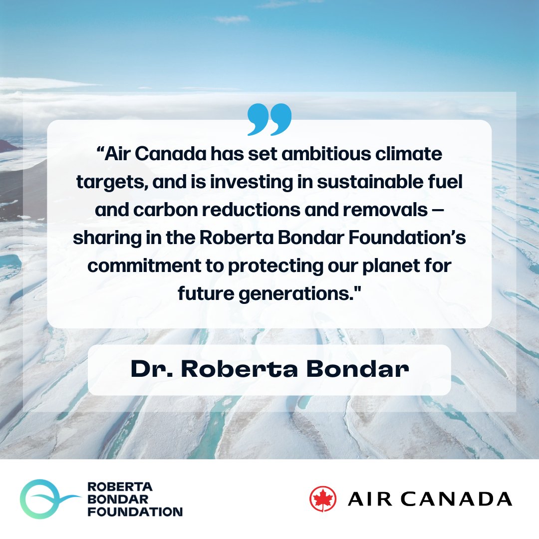 The Roberta Bondar Foundation (@rbondarfdn) on Twitter photo We are pleased to award <a href="/AirCanada/">Air Canada</a> the inaugural Roberta Bondar Foundation Award for Innovation and Creativity!
Air Canada has committed to net-zero emissions by 2050 and investing $50 million in sustainable #aviation fuels and carbon reductions and removals ✈️ #climate We are pleased to award <a href="/AirCanada/">Air Canada</a> the inaugural Roberta Bondar Foundation Award for Innovation and Creativity!
Air Canada has committed to net-zero emissions by 2050 and investing $50 million in sustainable #aviation fuels and carbon reductions and removals ✈️ #climate
