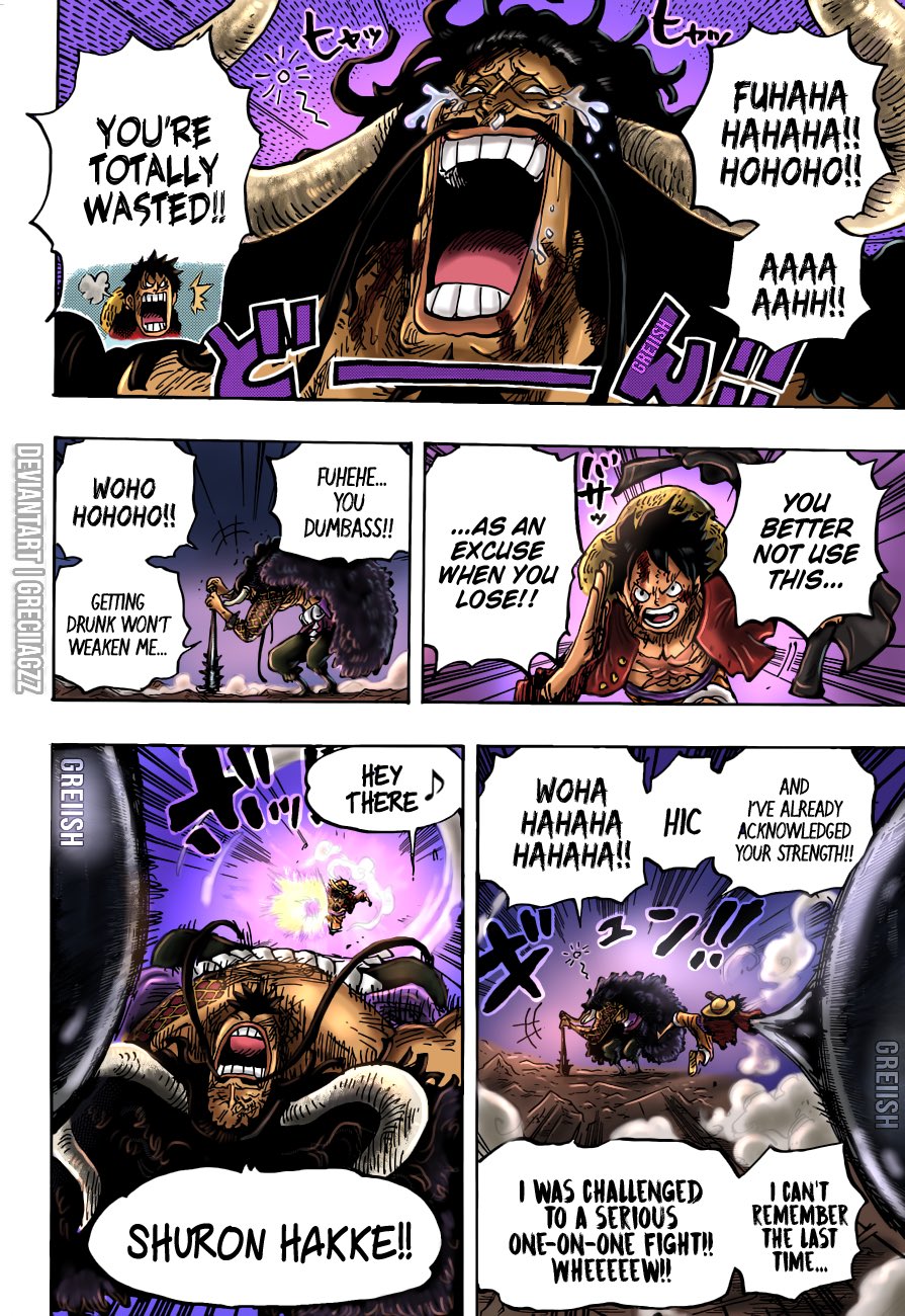 MANGA ONE PIECE CHAPTER 1037 ! / Colors in Anime Style : r/OnePiece