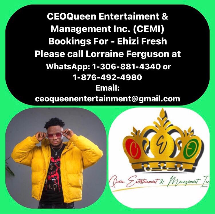CEO_Qween's tweet photo. CEOQueen Entertaiment &amp; Management Inc. (CEMI)

For bookings please email Lorraine Ferguson at  ceoqueenentertainment@gmail.com 

#bookingsartiste #performers #cemi #reggaemusic #dancehall  #uk #afrobeats #promoters #concerts #musicfest #festivals #jazz #jamaica
#africa #france https://t.co/IlB9x8fZMi