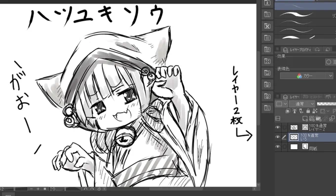 何も見ないでハツユキソウチャレンジ 