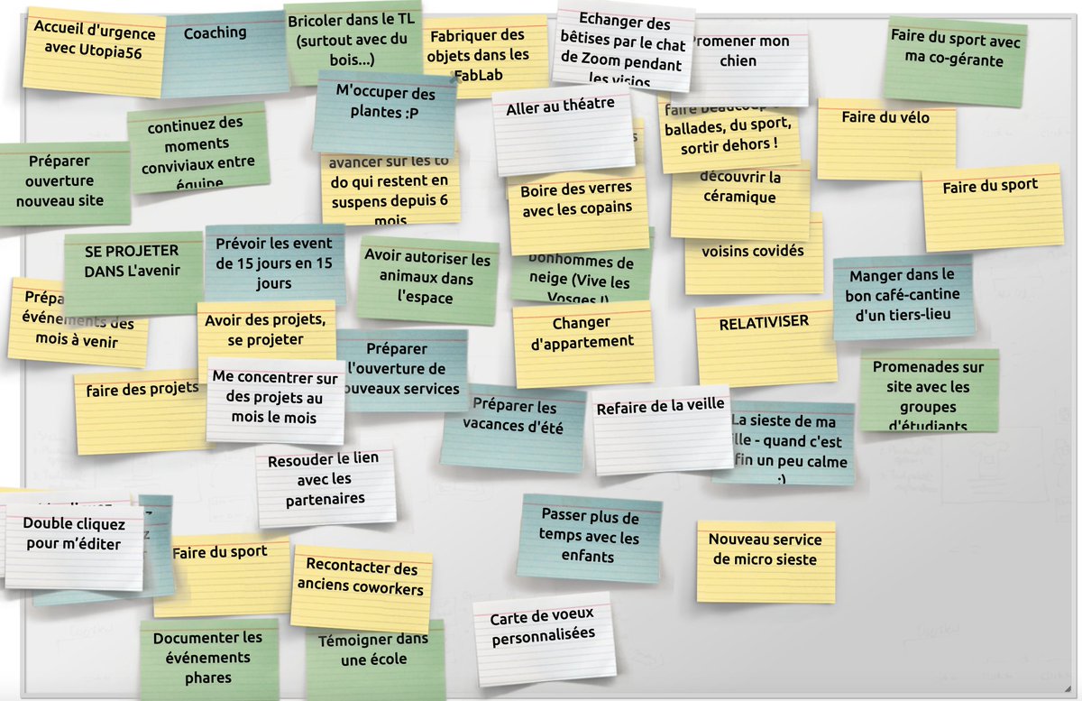 👉 Le Retour du Café Virtuel  

Présentation 3 co-initiatives :
✅ Le consortium Ile-de-France Tiers-lieux
✅ Le socio-financement Adopte un Commun
✅ La coopérative <a href="/Fairbnb_coop/">Fairbnb.coop</a> qui se lance en France en partie grâce aux tiers-lieux

Puis un atelier Reboost et de bonnes idées !