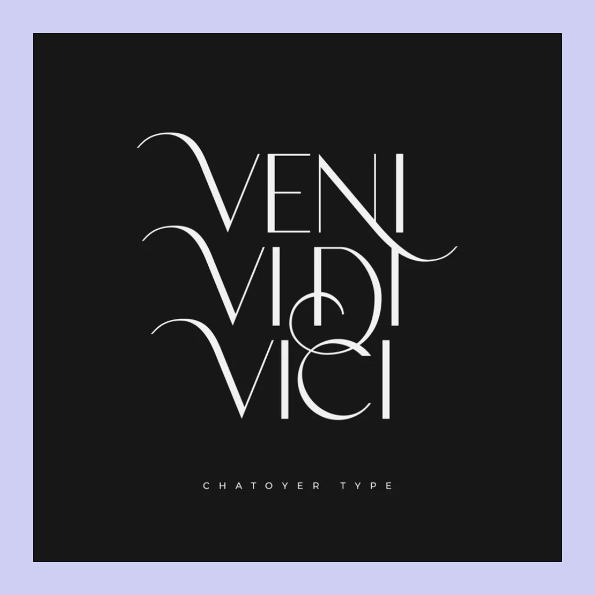CreativeMarket's tweet photo. Quote of the week ☝️ I came, I saw, I conquered ✨

[Featuring: Chatoyer - Luxe Font + Free Logos by Sweetest Goods]

#quoteoftheday #quotes #positivequotes #beyourself #typedesign #typography #designelements #creatives #typedesign #typedesigners #venividivici #inspoquotes https://t.co/KMhqviPTNO