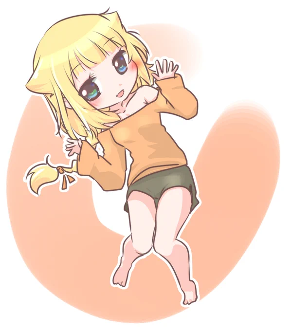 3等身にしようとしたら4等身になってしまったおねちゃん… 