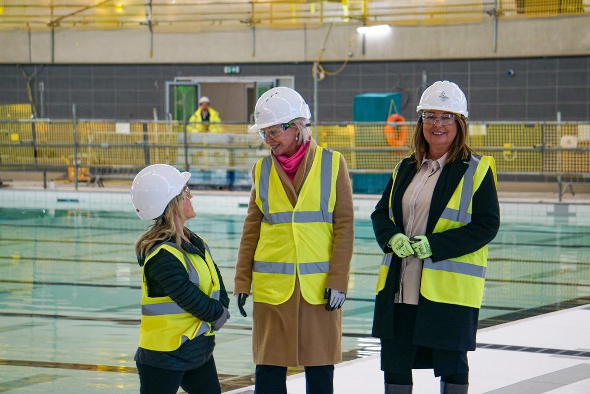 NadineDorries's tweet photo. Sandwell Aquatics Centre will create a lasting @birminghamcg22 legacy for the area – turning Sandwell into a national destination for swimming &amp; diving. This is levelling up in action with £594 million put in by the government towards the games. Nearly 6 months to go! https://t.co/Dr8R57HsaI