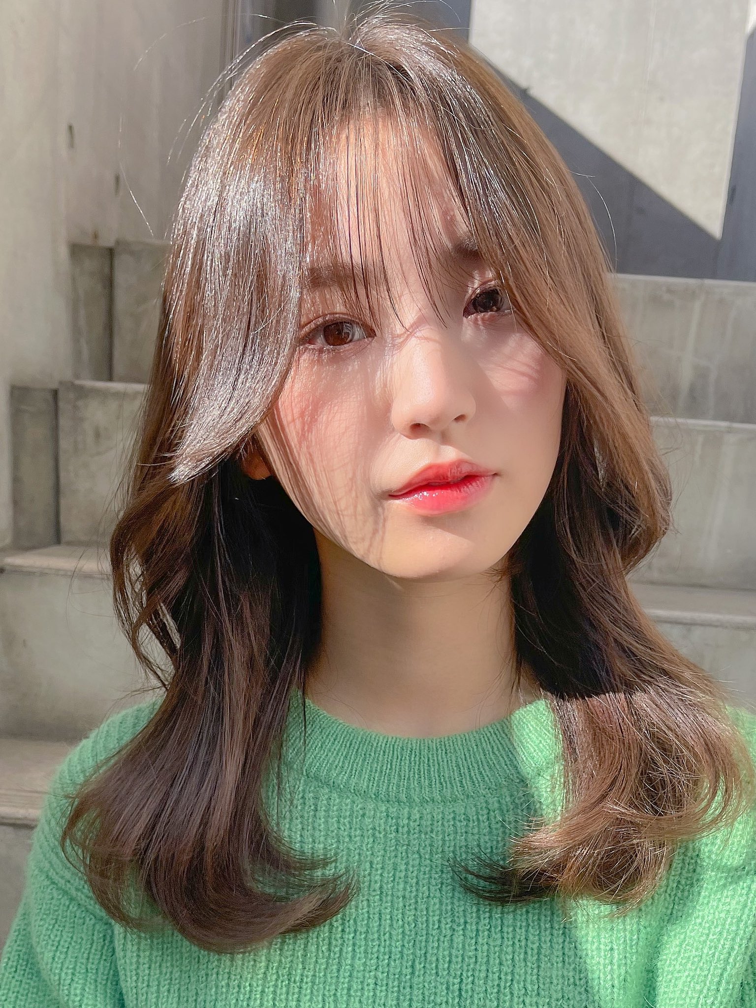 Yu 韓国風レイヤー シースルーバング 韓国ヘア ユーレルム T Co Lzsibgyjlq Twitter