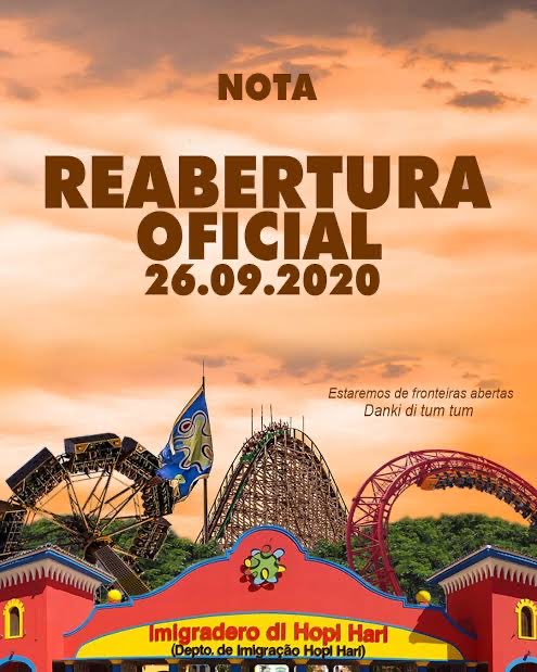 Hopi Hari vai reabrir o 'La Tour Eiffel