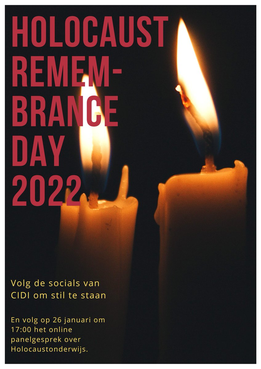 CIDI_nieuws's tweet photo. Volgende week donderdag is het #HRD22, tot die tijd staan we elke dag even stil.

Op deze eerste dag doen we dat door stil te staan bij het gigantische belang van goed onderwijs over deze reeks gebeurtenissen.

CIDI ontwikkelde in dit kader https://t.co/PvnjdS4AGR https://t.co/L0d12m9oyh