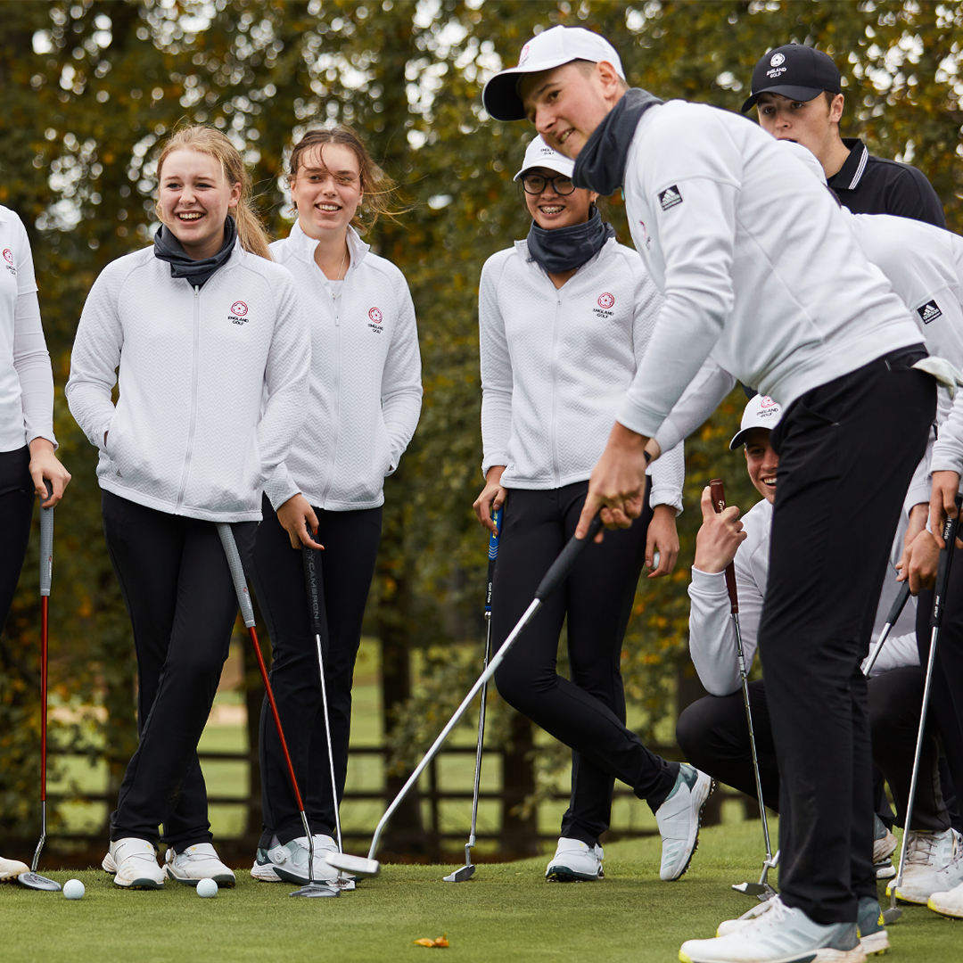 wearecpgolf's tweet photo. After a brilliant day on the course, it’s clear England’s next generation of stars aren’t short on talent or personality!

[3/3] https://t.co/JixmQJ4OTK