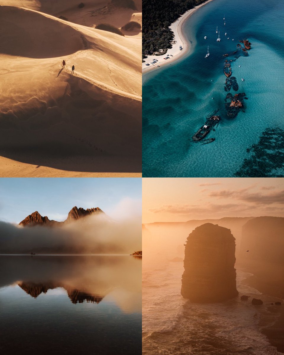Gm. I find it so hard to wake up in winter. So here’s some summer tones from Australia 💙✨