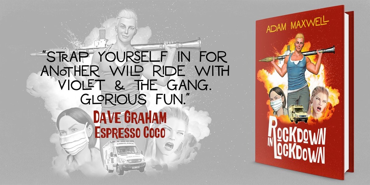 ISayItsAdam's tweet photo. “Strap yourself in for another wild ride with Violet &amp; the gang. GLORIOUS FUN.”
@dakegra was rather fond of my new #heist book &amp; I have no doubt you’ll love it too. Click here and put a smile on your face: https://t.co/IMMgUe7vu0
#CrimeFiction https://t.co/uyknwoOCgr