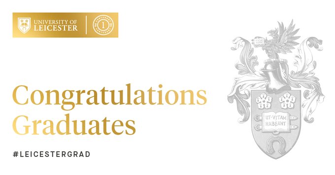 RT @LeicesterFSO: A huge conGRADulations to everyone who graduated last week #LeicesterGrad 🥳🧑‍🎓 https://t.co/Aqx0teRJpx