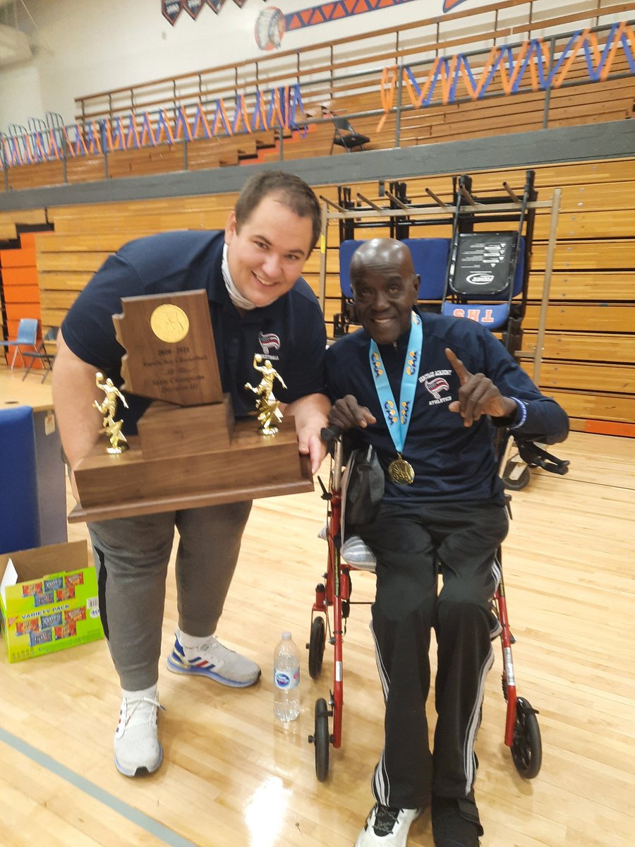 He wasn't just a legendary coach but a legendary man as well. The journey and memories we shared together last year will be with me the rest of my life. He never missed a single game or practice all while being on dialysis. A true warrior. R.I.P. Larry Legend.