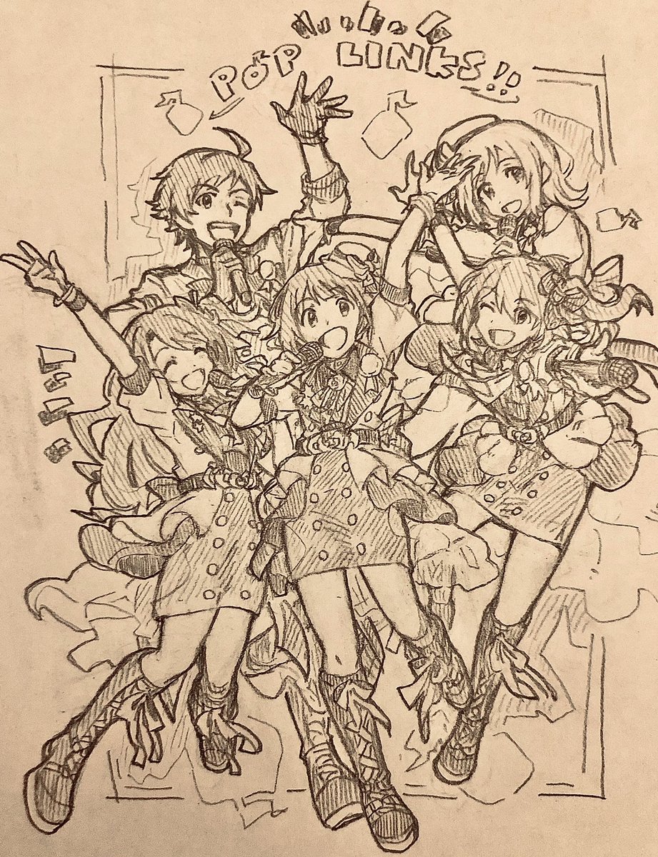 ポプマス1周年おめでとう これは自分の趣味まみれの越境ピクチャー 