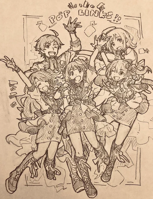 ポプマス1周年おめでとう これは自分の趣味まみれの越境ピクチャー 