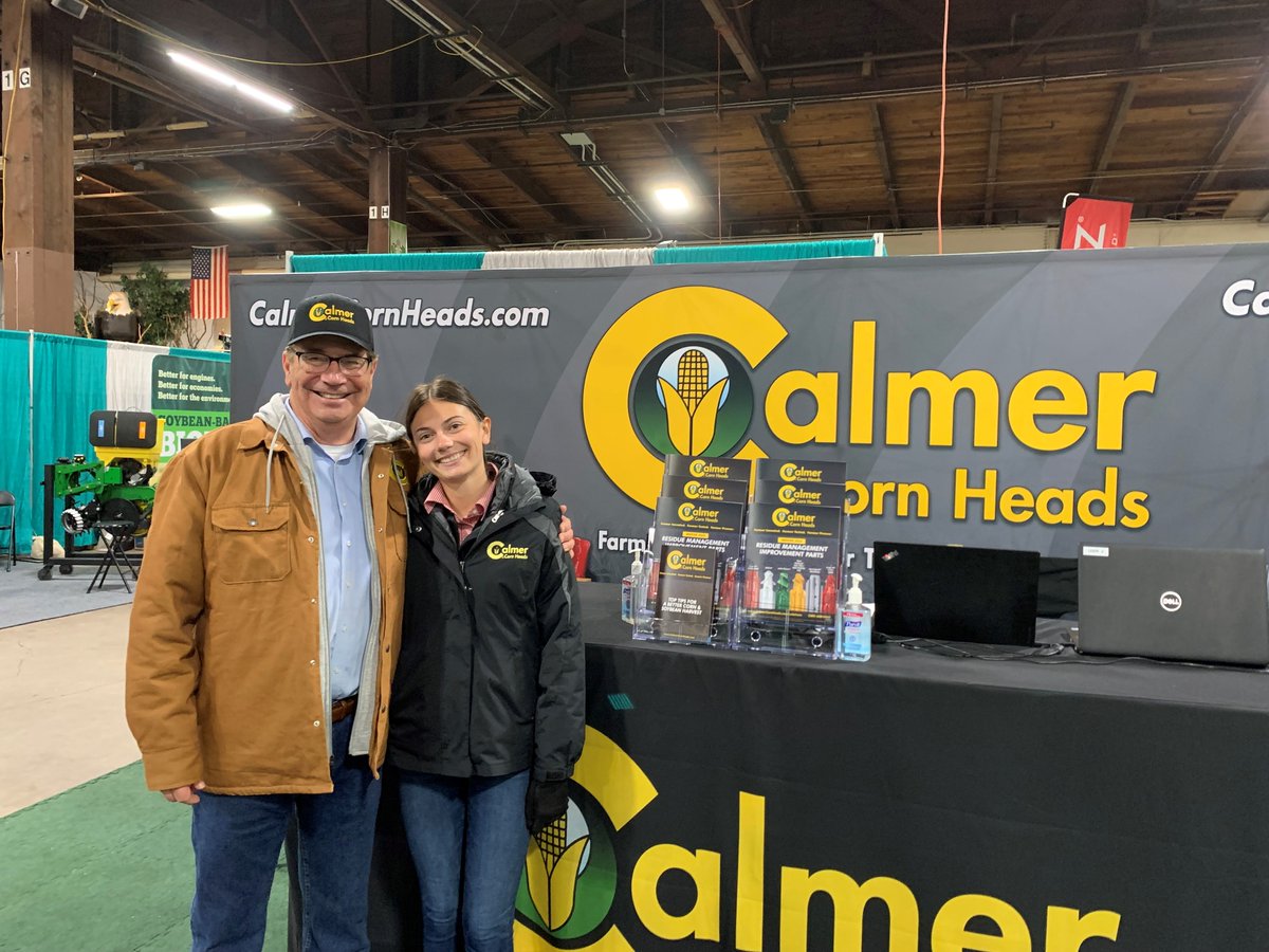 CalmerCornHeads's tweet photo. 2022 marks more than 20 years Marion has exhibited at our local Quad Cities Farm Show.
This year, he has the pleasure of working the show side-by-side with his daughter, Aliza, who is now an integral part of the Calmer management team!
#FamilyOwned #FamilyOperated #USABuilt https://t.co/svDKYgU1Z4