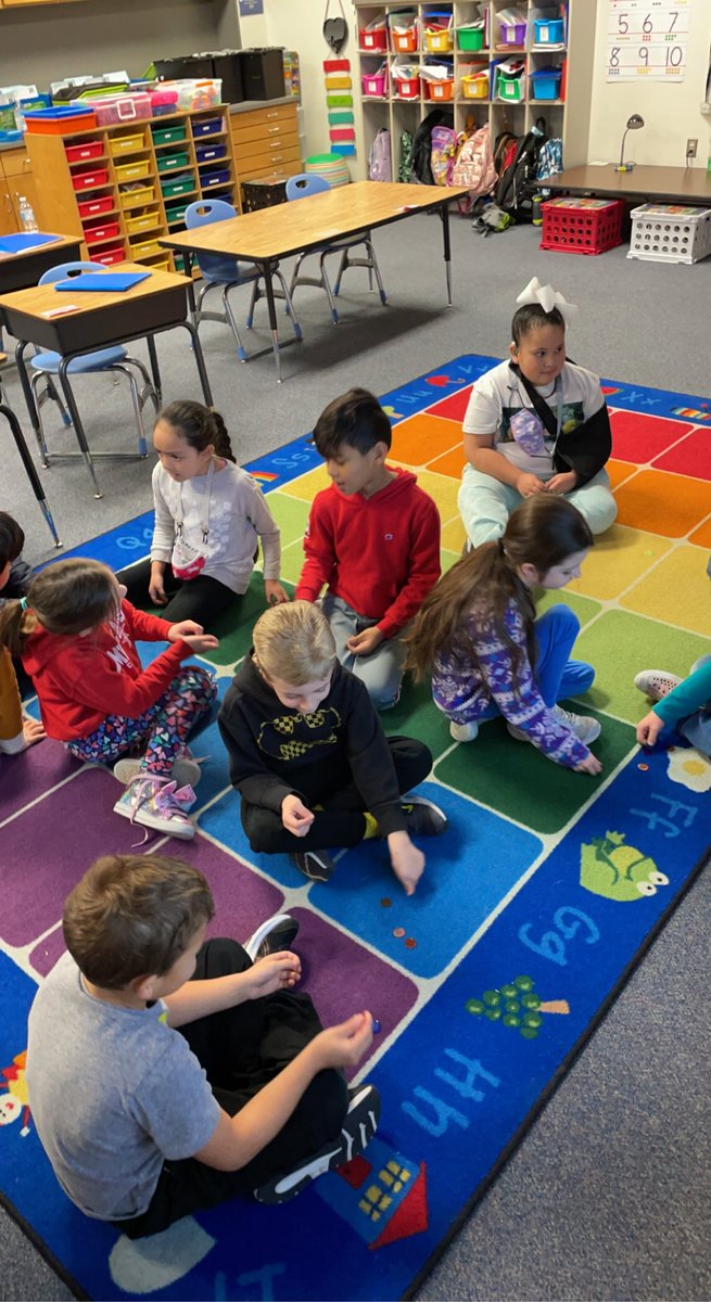 We used talking chips to share some long u words with our partner. <a href="/webbcubs/">Webb Cubs</a> #webblc #webbstudentdiscourse