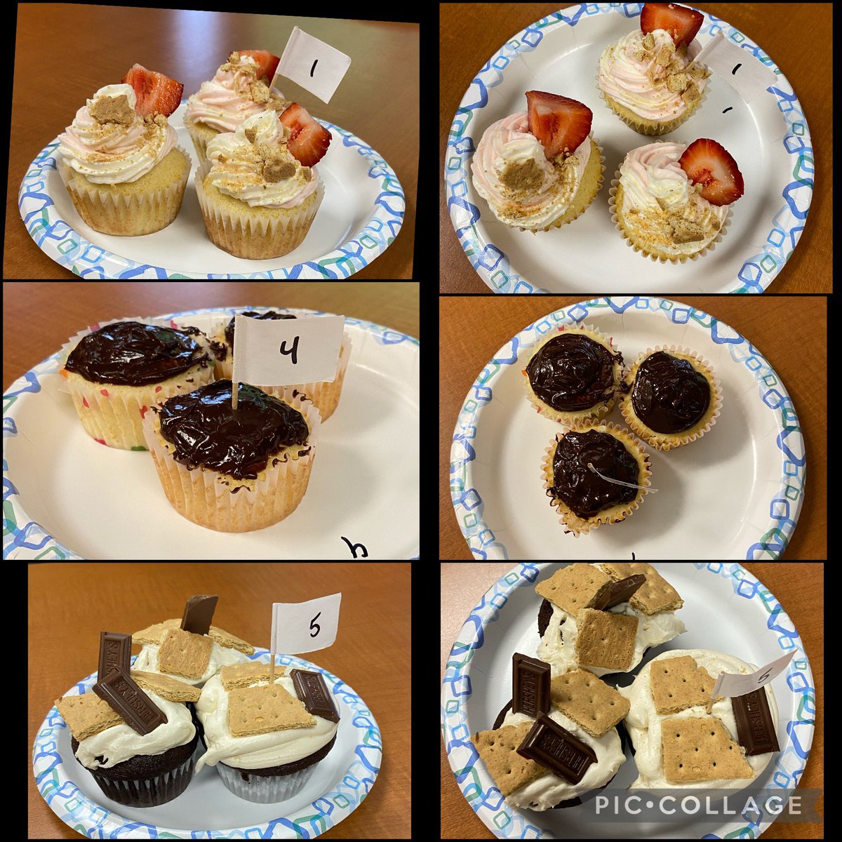 ThaRealMsChase's tweet photo. Even with some minor flooding, 5th period cupcake wars was a huge success! Tu-Anh was flying solo in kitchen 1 but her strawberry shortcake inspired cupcake, complete with a homemade strawberry jam filling, pulled through for the win! Great job everyone! https://t.co/0j6y4cFvFv
