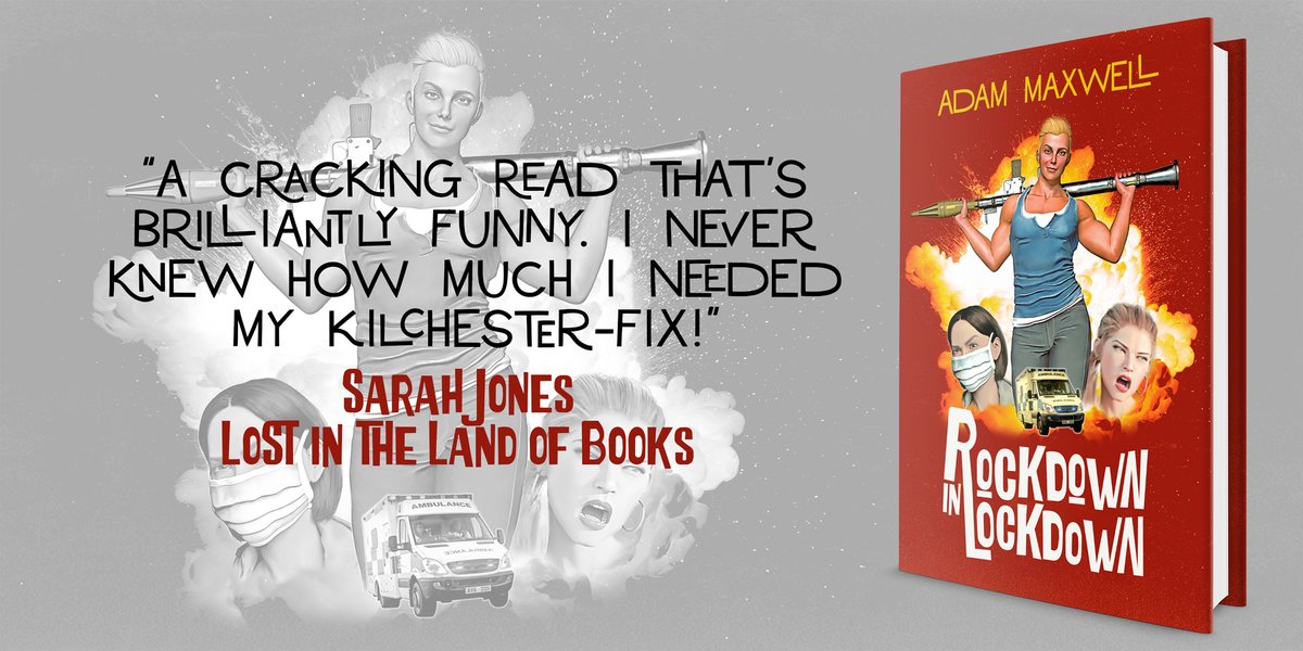 ISayItsAdam's tweet photo. “A cracking read that’s BRILLIANTLY FUNNY. I never knew how much I needed my Kilchester-fix!”
@lostinthelando1 nails her colours to the Kilchester mast. 
It’s out today! https://t.co/5pW85HtwGD https://t.co/8Bkiz5MImY