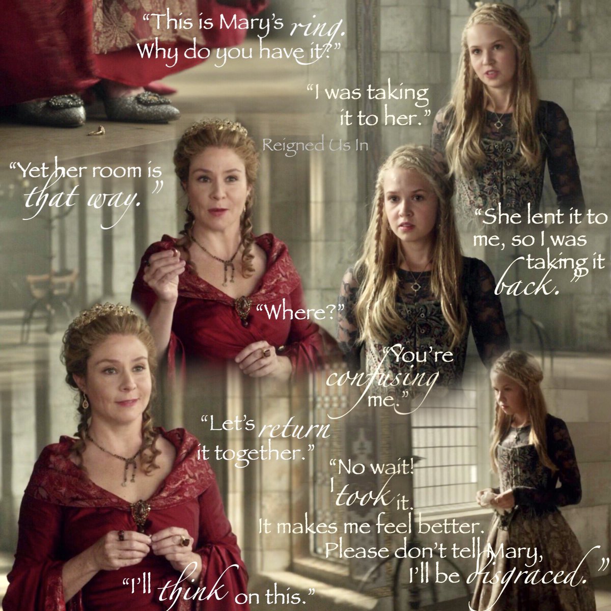 ReignedUsIn's tweet photo. “You’re confusing me.” 😳
#classiccatherine #meganfollows #jenessagrant #Reign https://t.co/LBx8i4Bnkh