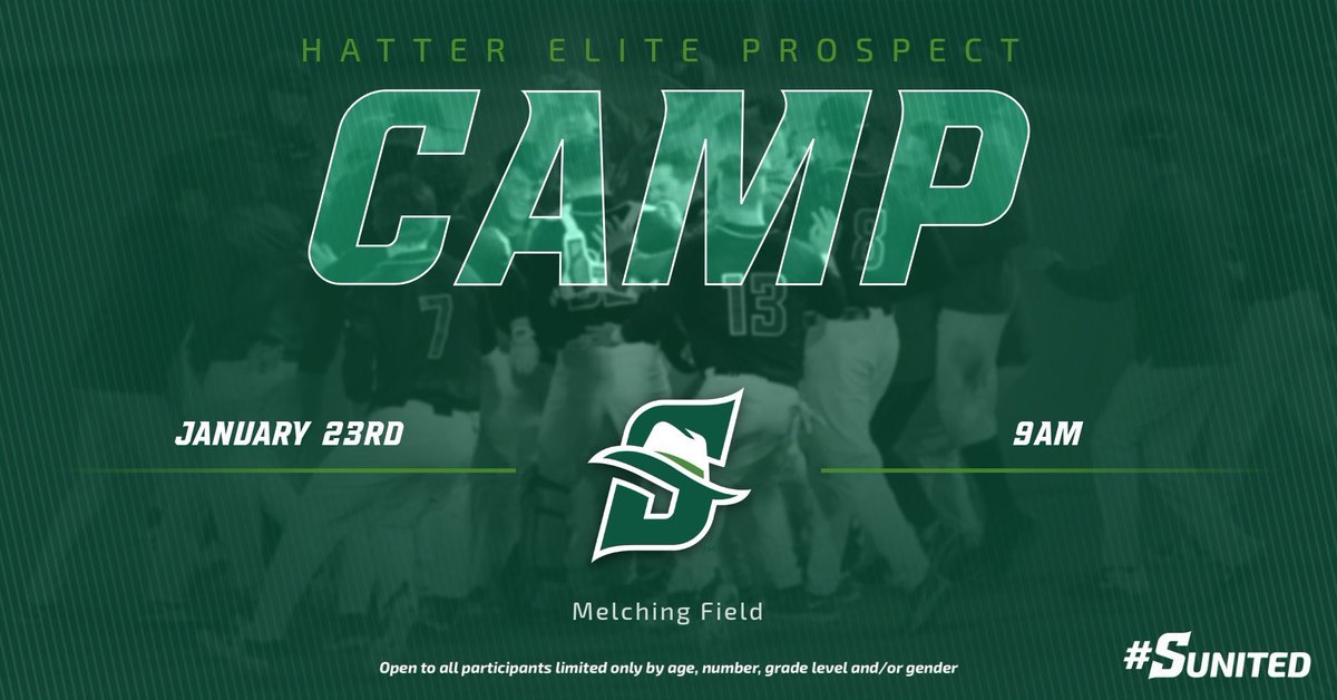 We’re 3 days away from our last prospect camp until summer…. Sign up today! #GoHatters stetsonbaseballcamps.totalcamps.com/shop/product/5… <a href="/Steve_Trimper/">Steve Trimper</a> <a href="/dtherneau14/">Dave Therneau</a> <a href="/Gierke12/">Shane Gierke</a> <a href="/ColtChrestman/">Colt Chrestman</a> <a href="/nick_saven19/">Nick Saven</a>