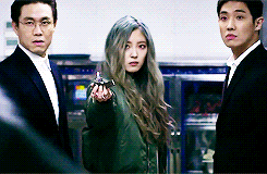 Han Gyeo Wool from Vampire Detective. She is one of my favorite characters of her. She's bold and beautiful—no need to protect her because she can protect herself.

ah and one of her partner's name is yoon SAN lol.  

#LeeSeYoung #VampireDetective